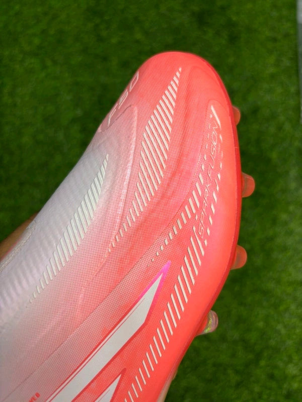 F50 Elite Hyperfast White Orange FG Without Lace