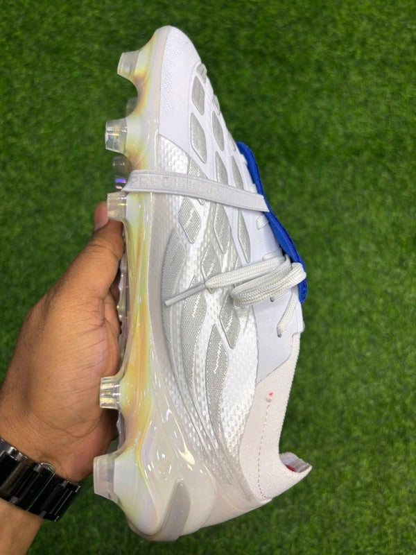 Predator Foldover Elite Next-gen White Blue FG Jude Bellingham Edition