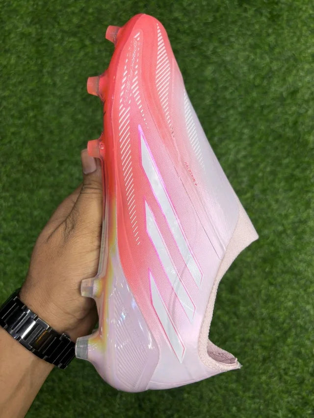 F50 Elite Hyperfast White Orange FG Without Lace