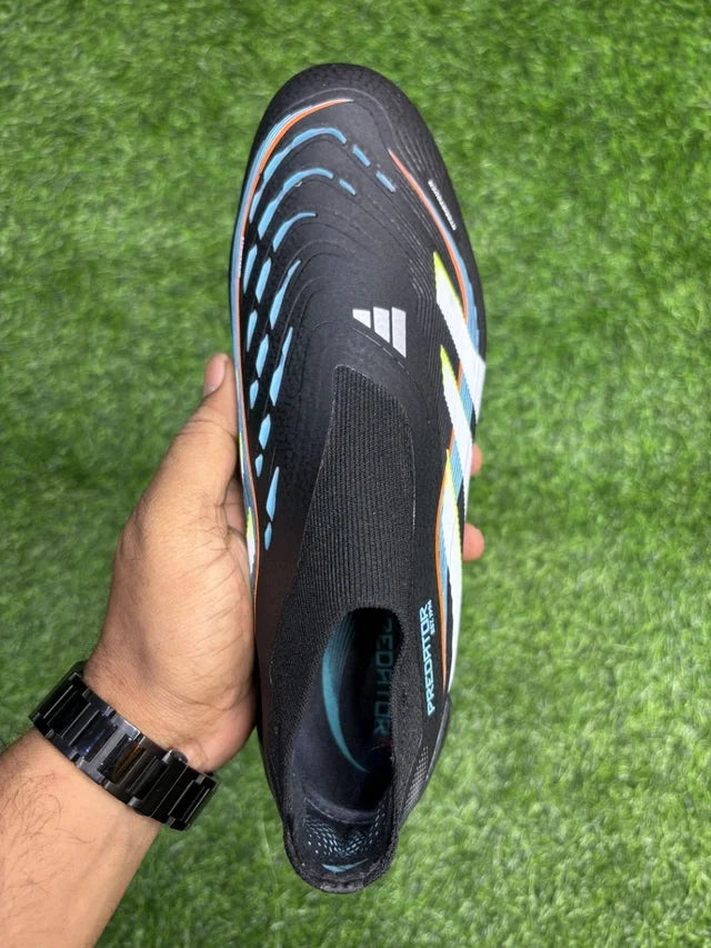 Predator Elite Black And Mix Colour Low-top FG without Lace