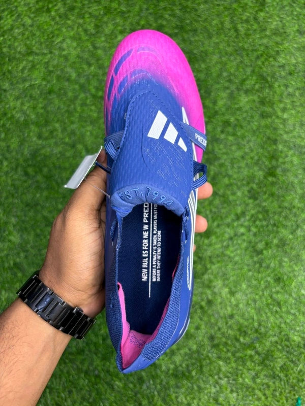 Predator Foldover Elite Next-gen Blue Pink FG With Lace