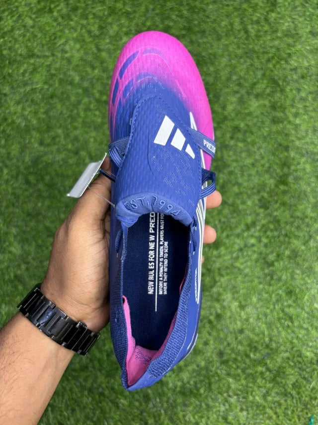 Predator Foldover Elite Next-gen Blue Pink FG With Lace