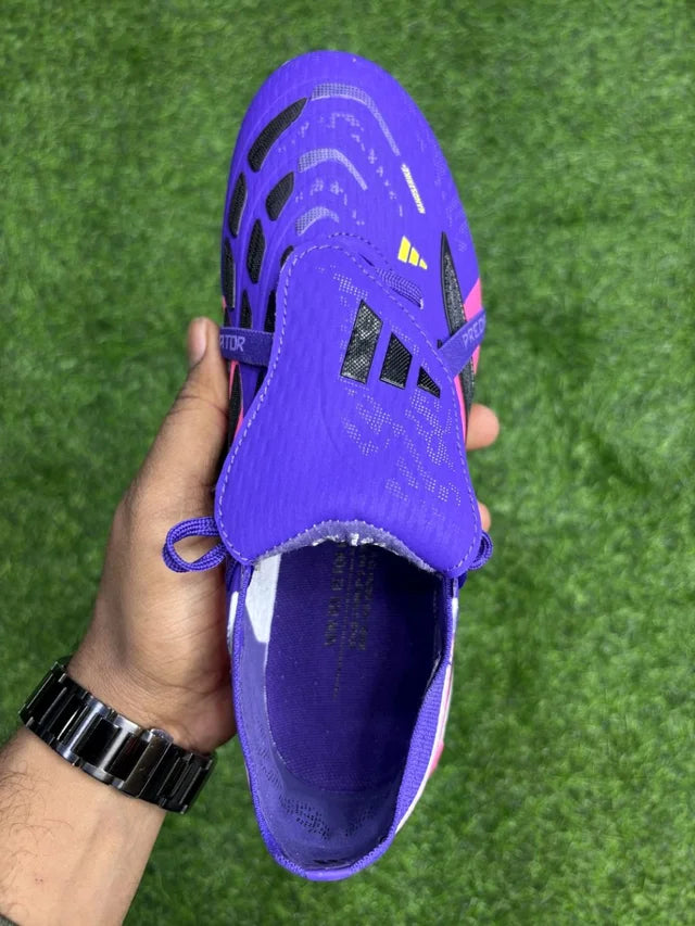 Predator Elite Foldover Next Gen Purple Colour FG With Lace