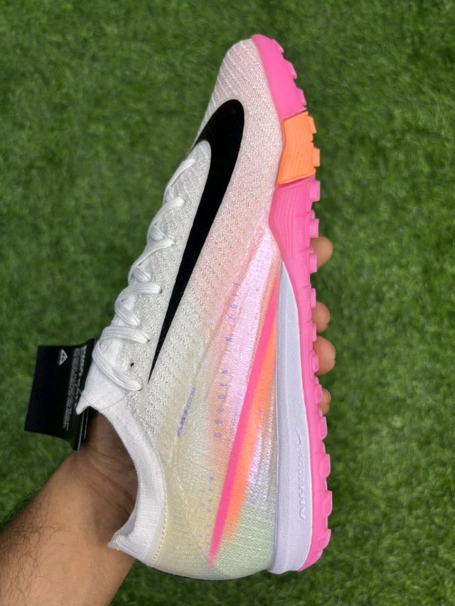 Mercurial Vapor 16 White Pink Mix AG/Turf With Lace